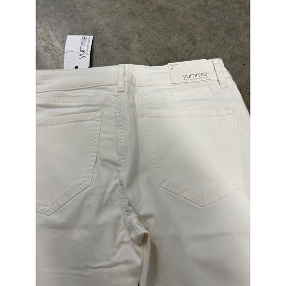 Yummie by Heather Thomson Boot Cut White Size 29 NWT - Picture 6 of 6
